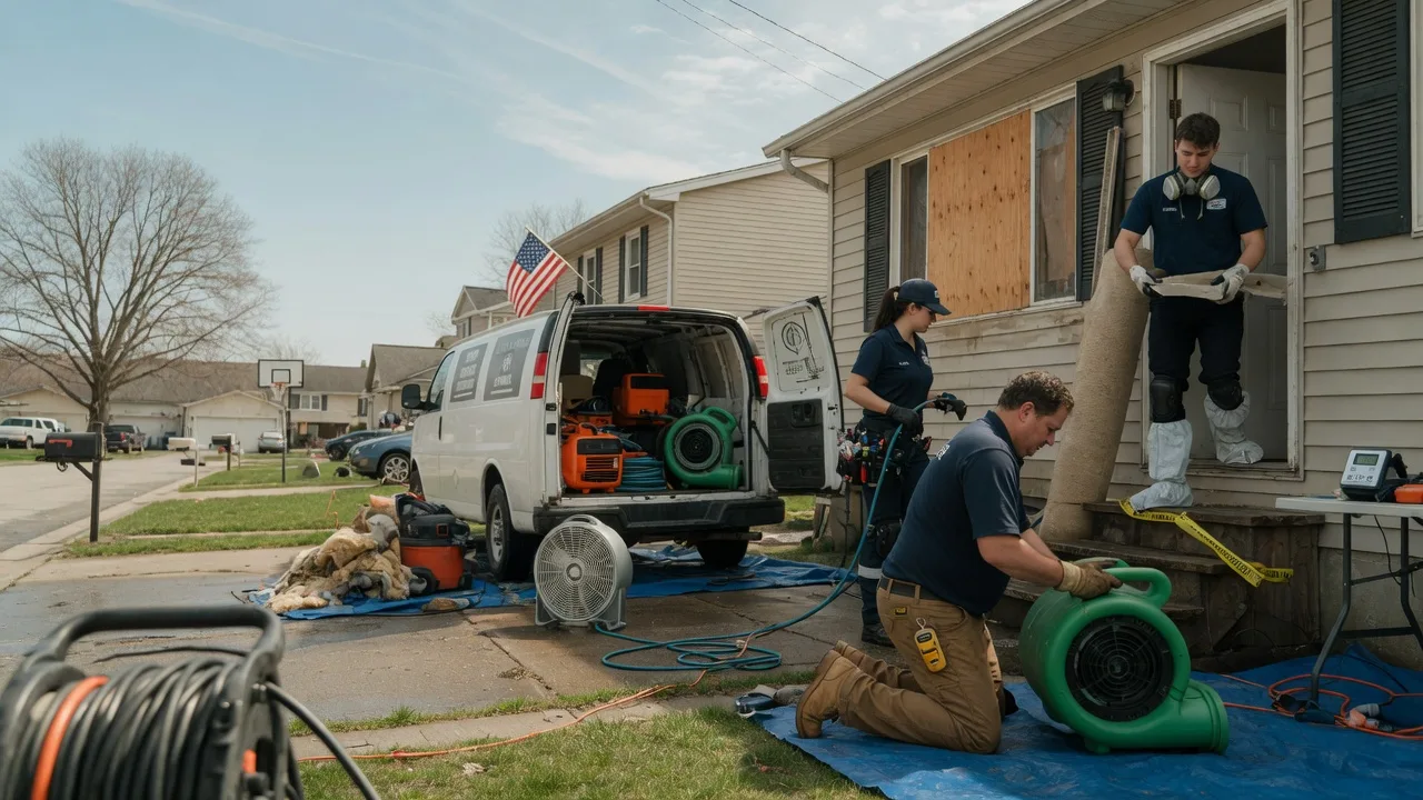 Water Damage Restoration in Schoenchen, KS near me